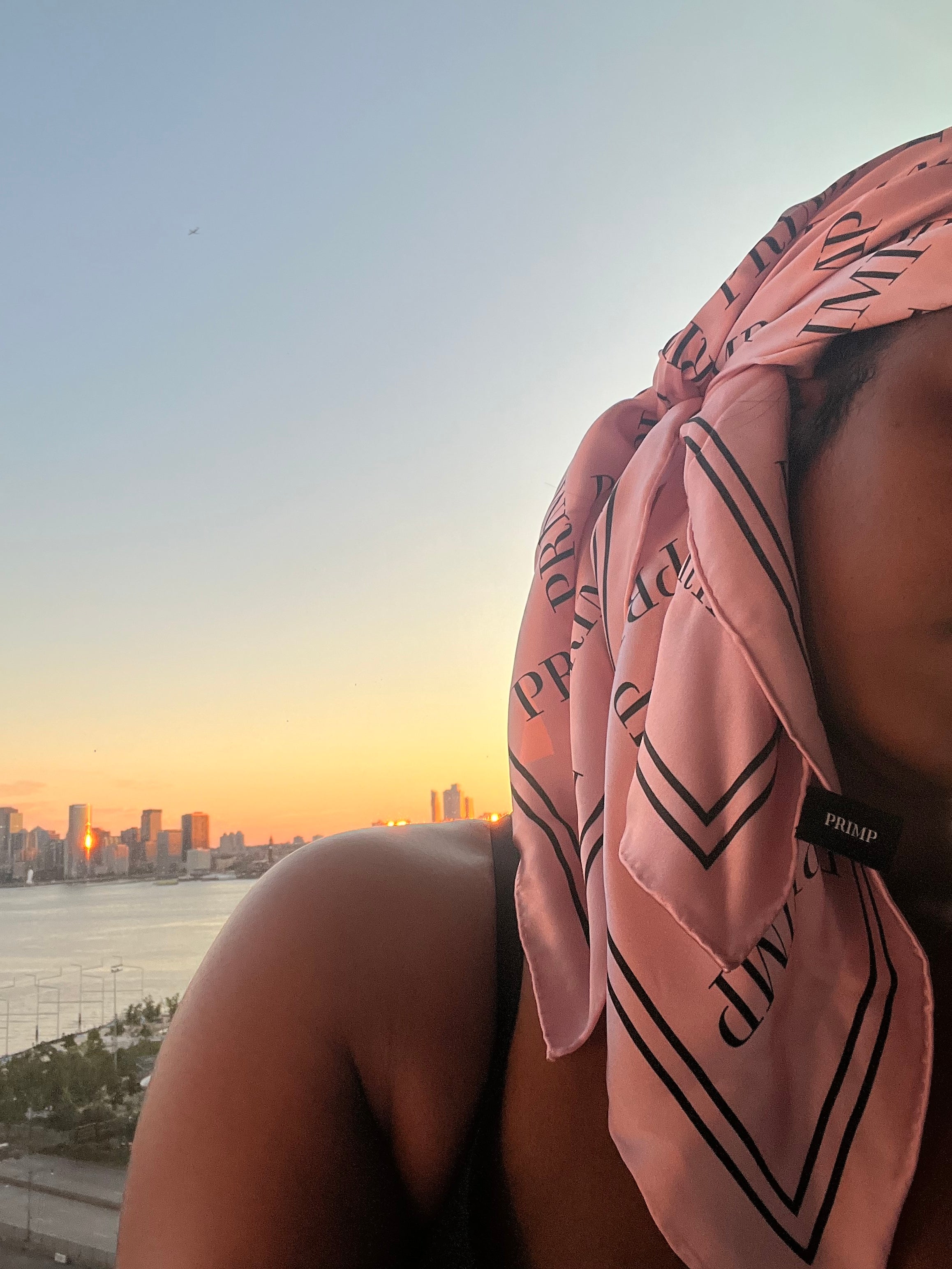 Golden Hour, Soft Layers: The Power of a Silk Scarf